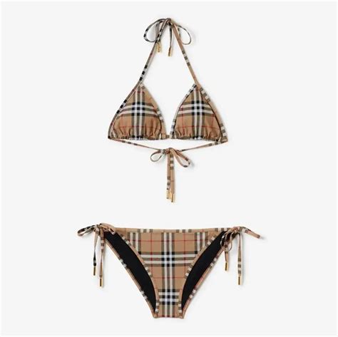 burberry bimbo bari|burberry check triangle bikini.